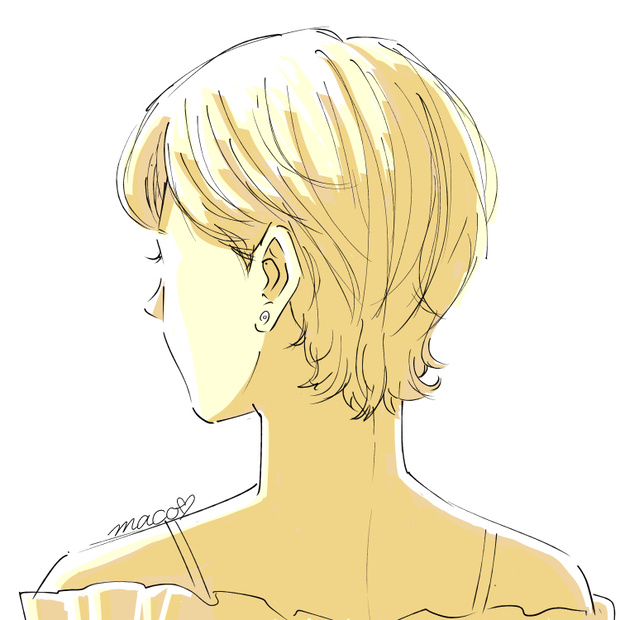 後ろ姿　女性３
