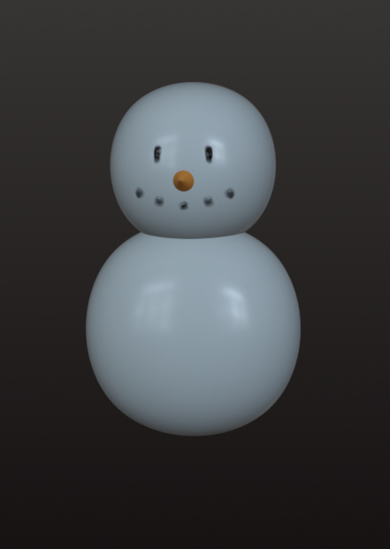 3D snowman 