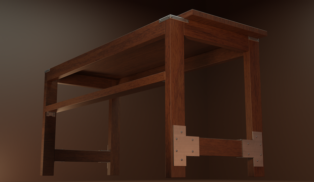 【Free】机【3Dモデル】