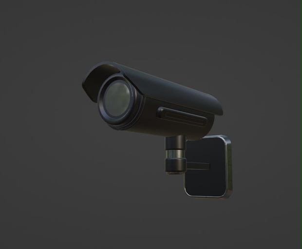【3Dモデル】監視カメラ Ver.2.0【3D小物】