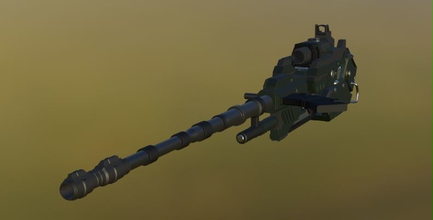 【3Dモデル】大型兵装ランチャー Ver.2.0【武器】