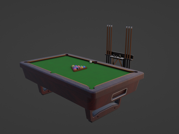 【Free】ビリヤードVer.1.0【3Dモデル】