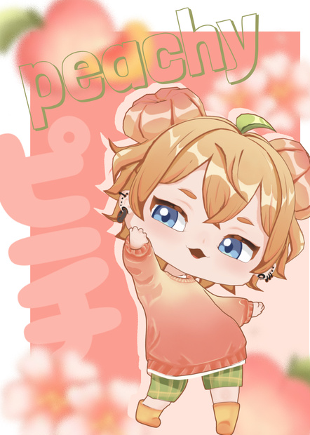 Peachy Chibi ピーチ/ オリジナル3Dモデル