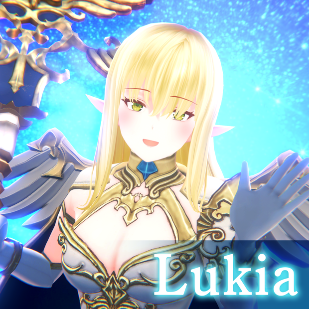 ♪魔法装備♪ Lukia ルキア Quest対応モデル付き【ゲーム『Akpala』の3Dモデル】