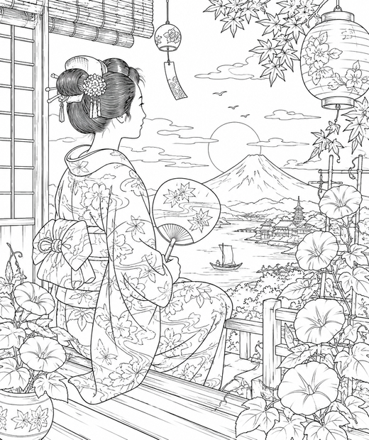 無料塗り絵①