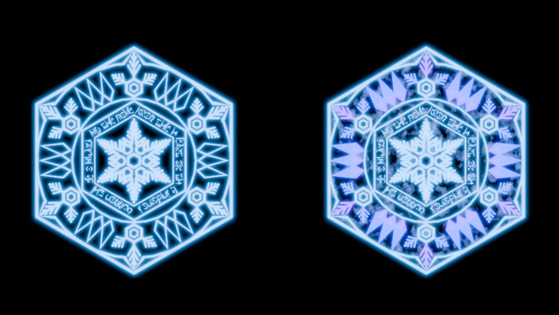 【Blender】　氷魔法陣エフェクト　Ice magic circle effect