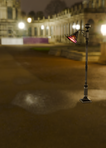 【Blender】ハロウィンの街燈 halloween street lights【VRChat】