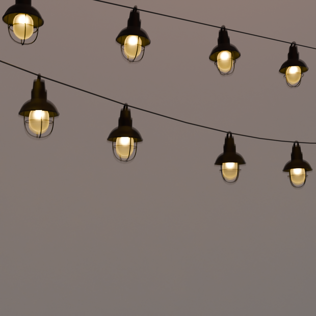 【Blender】ランプシェードのガーランド lamp shade Garland【VRChat】
