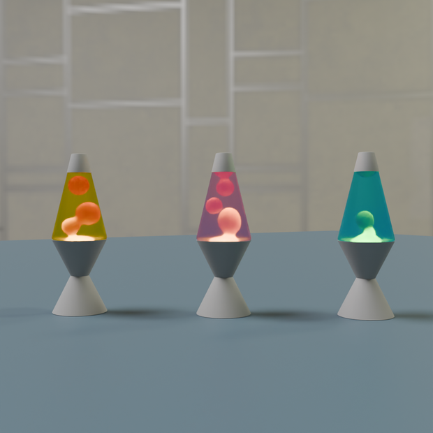【Blender】ラバランプ lava lamp