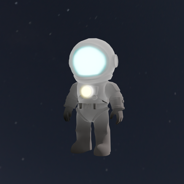 【Blender】宇宙服の間接照明 Indirect lighting of spacesuit