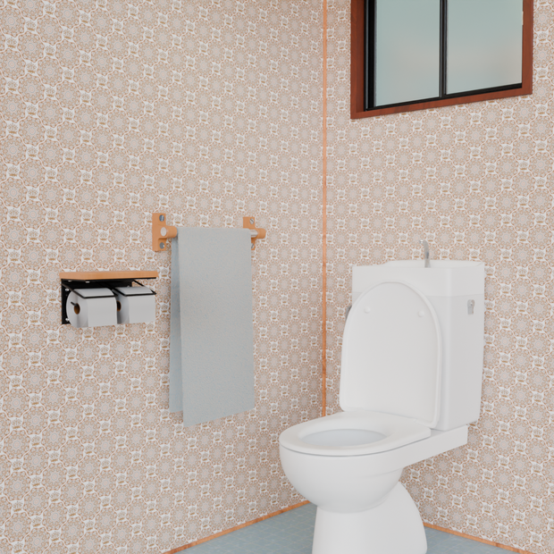 【Blender】 シンプルなトイレルーム Simple restroom