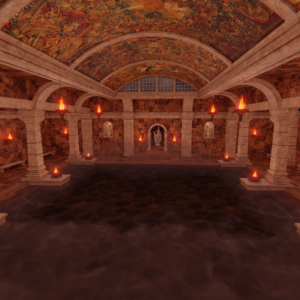 【Blender】 古代ローマ大浴場 - Ancient Roman Thermae