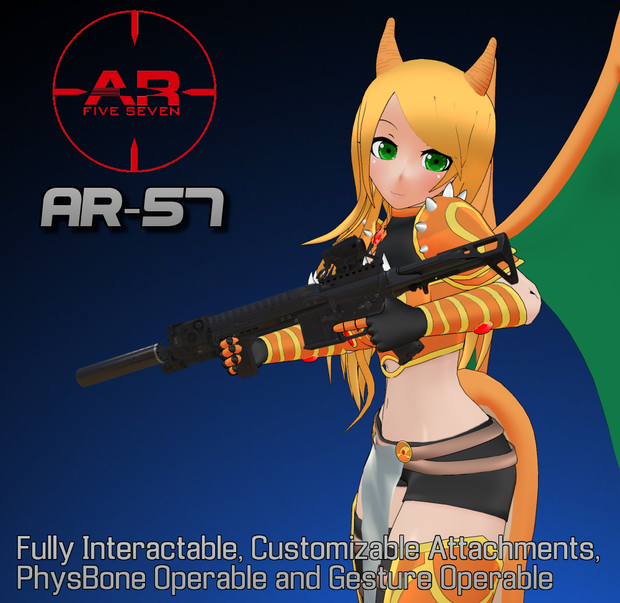 AR57 PDW | PhysBones / Gesture controlled