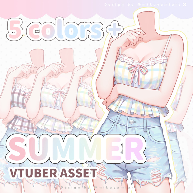 【Vtuberさん向け】 Summer outfit ✦
