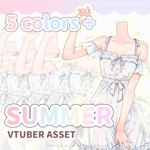 【Vtuberさん向け】 Summer Dress ✦