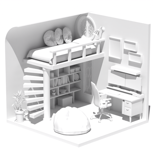 my room 01【blender】