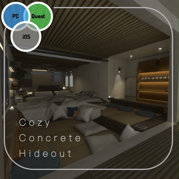 【ワールド導入解説付き】 Cozy Concrete Hideout コジー コンクリート ハイドアウト