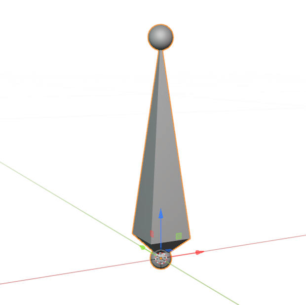 【CC0】Blenderボーンの3Dモデル