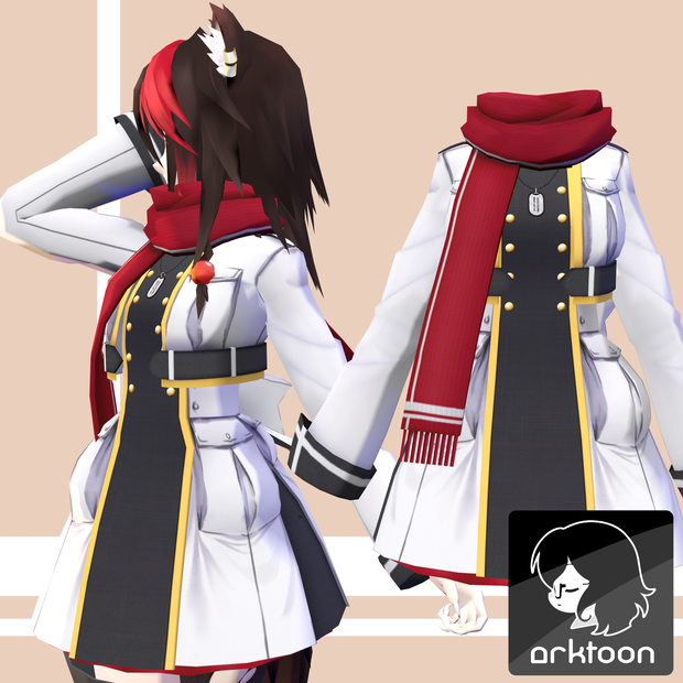 【Physbone未対応】[VRchat向け]コート