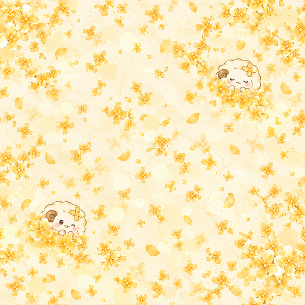 lilyatelier〜秋の金木犀＆楓 デザインペーパー10枚セット〜