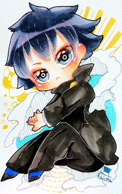 呪術 伏黒恵 原画イラスト レモンライム Booth