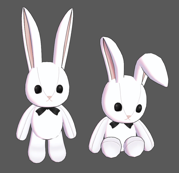 ウサギぬいぐるみ