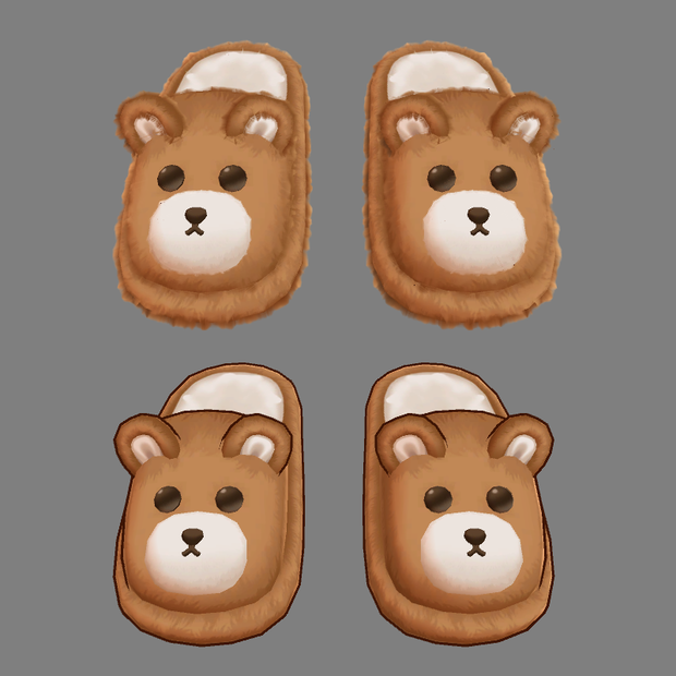 クマスリッパ bear slippers