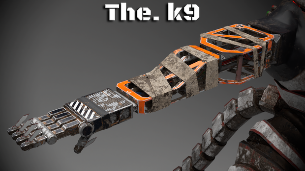 robot arm. K9