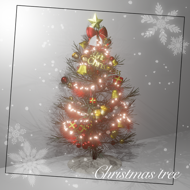 【3Dモデル】クリスマスツリー【VRChat向け】