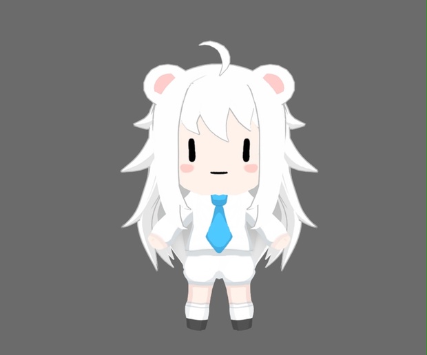 Vroid Chibi Base Model Free To Use Co Copy Heby BOOTH