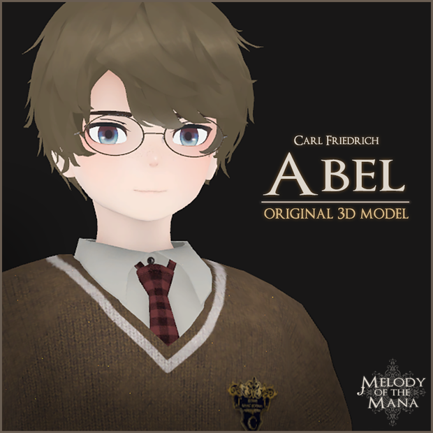 【 Abel 】オリジナル3Dモデル [Melody of the Mana]