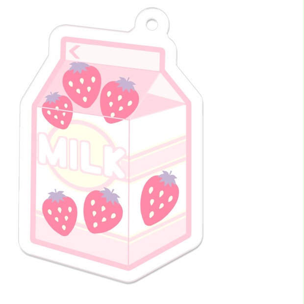 いちごMILK アクリルキーホルダー - ＭＬ - BOOTH