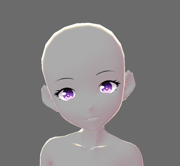 VRoid - Violett Eyes & Highlight
