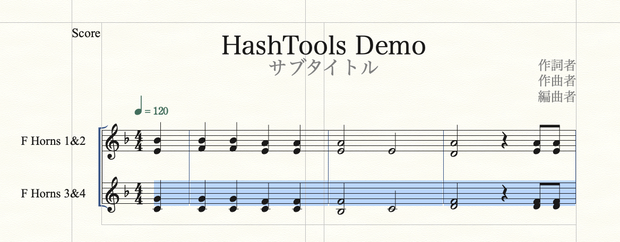 HashTools - Plug-in Collection for Finale