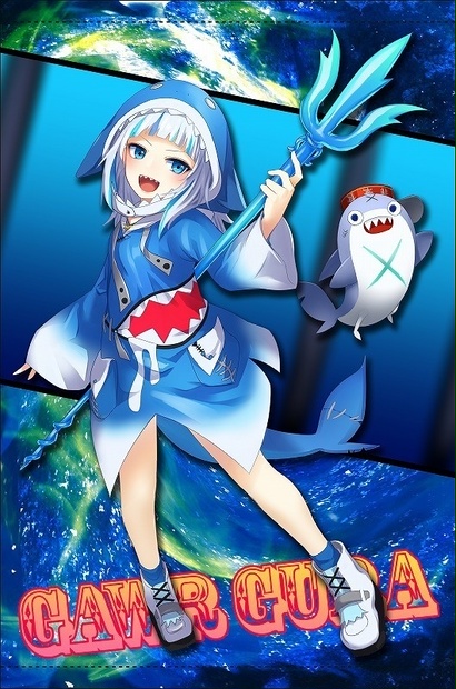 hololive がうる・ぐら B2タペストリー ホロライブ 夏祭り2021 横型B2タペストリー がうる・ぐら [ホロ