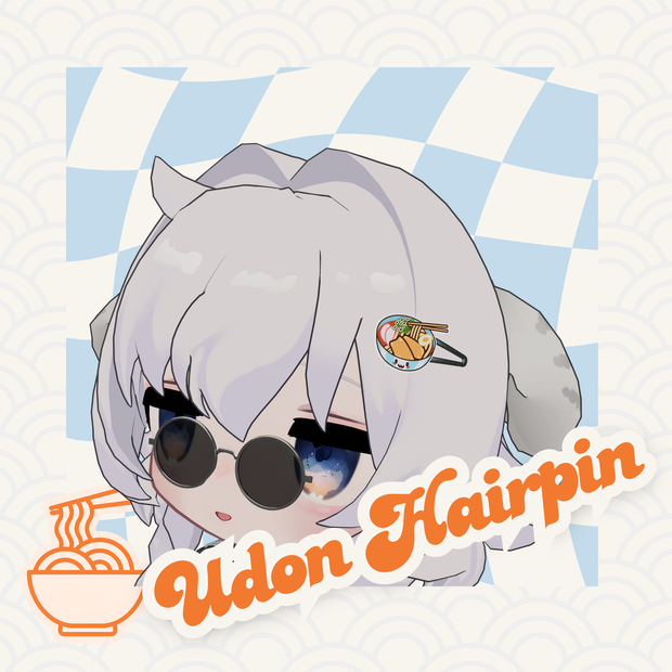 うどんヘアピン Udon Hair Pin