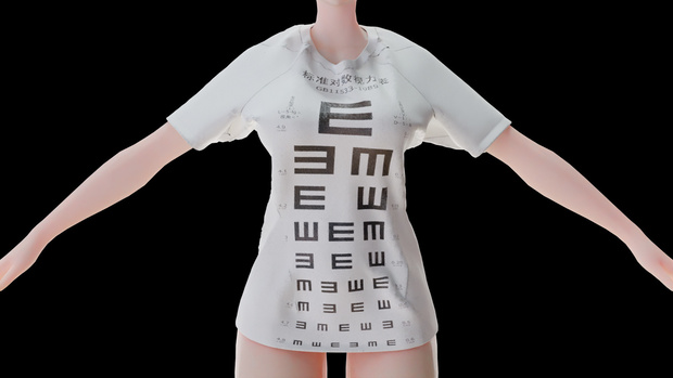 《MD Clothing》視力検査用ウェア