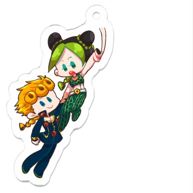 ジョルノ アクリルアート ジョジョの奇妙な冒険 ジョルノ 箔入りアクリルアート 荒木飛呂彦原画