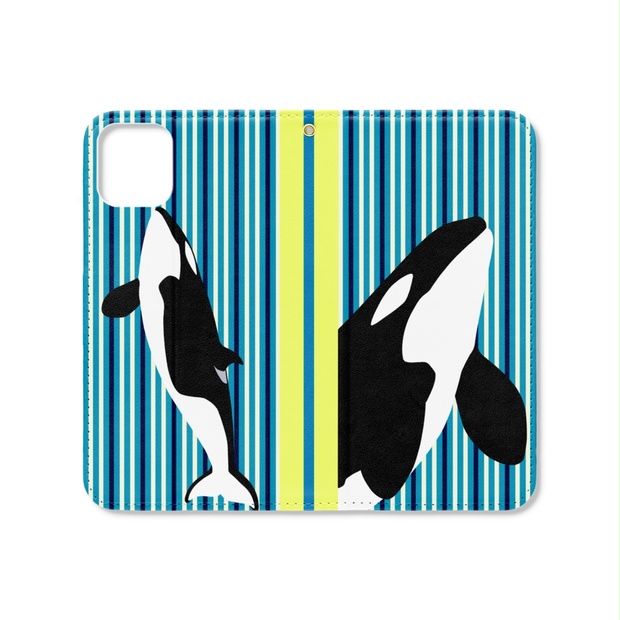 【Harper & Blake】UK発！手帳型スマホケース Orca/シャチ Harper & Blake】UK発!手帳型スマホケース Orca/シャチ Harper