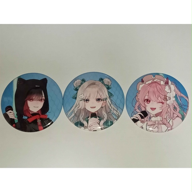 Riot Blue 4周年記念 缶バッジセット(3種) - 【Riot Blue Records】official shop - BOOTH