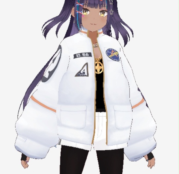 3/09アップデート】宇宙服オーバージャケットセット Vroid