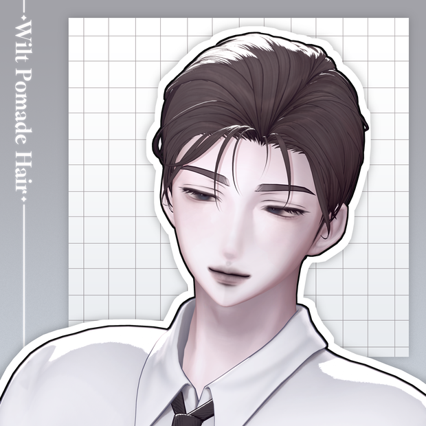 【3 avatars】Wilt Pomade Hair