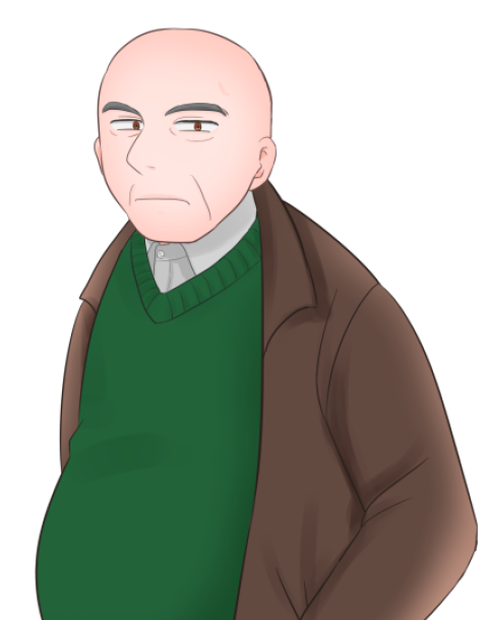 【無料】全身_中年男性立ち絵