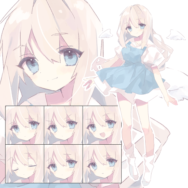 立ち絵素材 フリー素材［002］