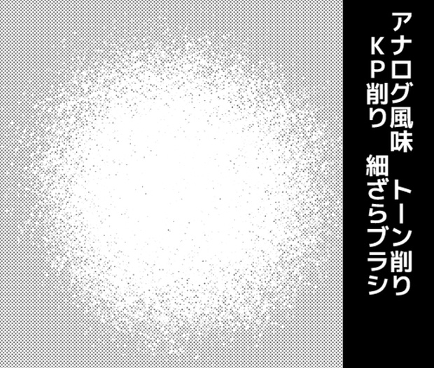 アナログ風味■細ざらブラシ