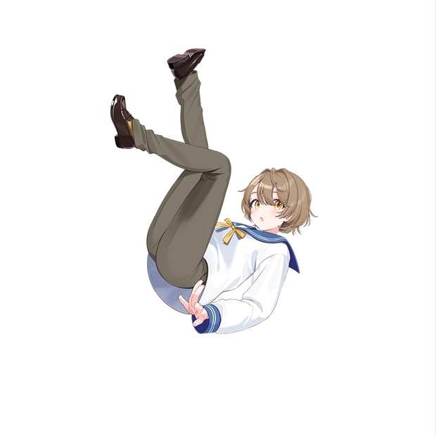 うまるの等身大パネルです アイドルマスター ミリオンライブ！展 ～Crossing Our MILLION