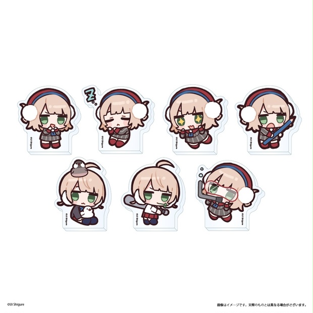 ミニアクリルブロック（ランダム全7種） - しぐれうい企画展&ライブ