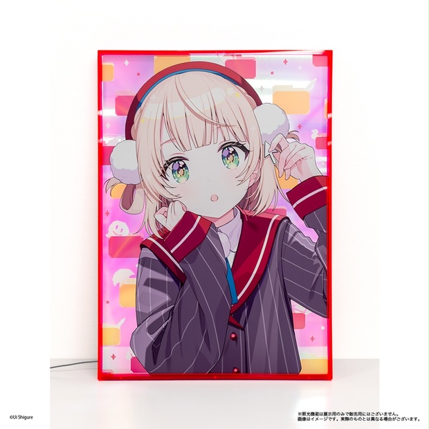 限定10点／サイン入り証明書付き/B2サイズ】オーロラアクリルアート