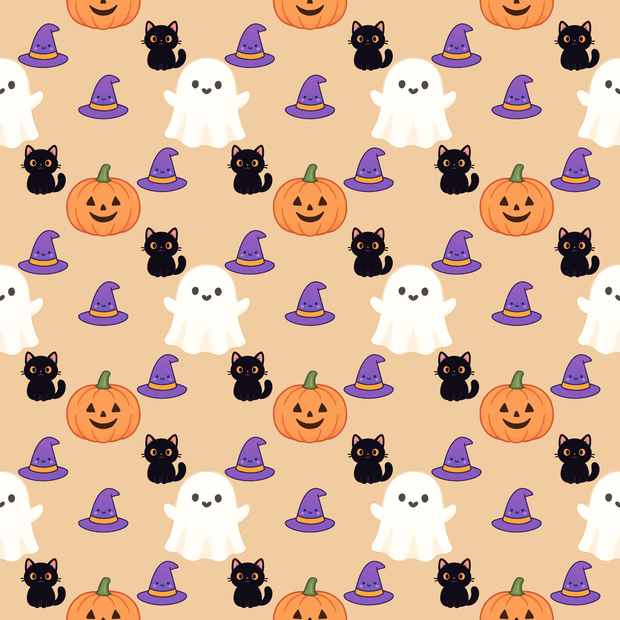 子ども向け ハロウィン柄 デジタルペーパー