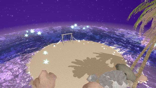 MMDステージ：星の降る小さな島